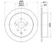 Brzdový kotúč JAPANPARTS DP-268C