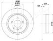 Brzdový kotúč JAPANPARTS DP-426