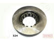 Brzdový kotúč JAPANPARTS DP-524C