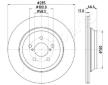 Brzdový kotúč JAPANPARTS DP-713C