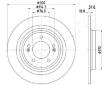Brzdový kotúč JAPANPARTS DP-H25C