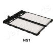 Filtr, vzduch v interiéru JAPANPARTS FAA-NS1