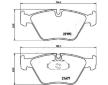 Sada brzdových platničiek kotúčovej brzdy JAPANPARTS PA-0120AF