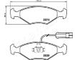 Sada brzdových destiček, kotoučová brzda JAPANPARTS PA-0225AF
