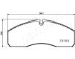 Sada brzdových platničiek kotúčovej brzdy JAPANPARTS PA-0233AF