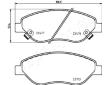 Sada brzdových destiček, kotoučová brzda JAPANPARTS PA-0244AF