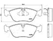 Sada brzdových platničiek kotúčovej brzdy JAPANPARTS PA-0327AF