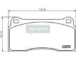 Sada brzdových platničiek kotúčovej brzdy JAPANPARTS PA-0343AF
