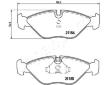 Sada brzdových platničiek kotúčovej brzdy JAPANPARTS PA-0414AF