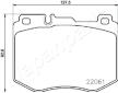 Sada brzdových platničiek kotúčovej brzdy JAPANPARTS PA-0516AF