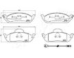 Sada brzdových platničiek kotúčovej brzdy JAPANPARTS PA-0535AF