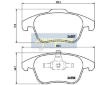 Sada brzdových destiček, kotoučová brzda JAPANPARTS PA-0611AF