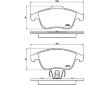 Sada brzdových platničiek kotúčovej brzdy JAPANPARTS PA-0710AF