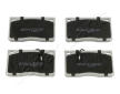 Sada brzdových destiček, kotoučová brzda JAPANPARTS PA-0715AF