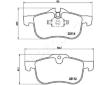 Sada brzdových platničiek kotúčovej brzdy JAPANPARTS PA-494AF