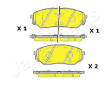 Sada brzdových destiček, kotoučová brzda JapanParts PA-K30AF
