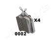 Sada brzdových platničiek kotúčovej brzdy JAPANPARTS PP-0002AF