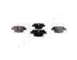Sada brzdových platničiek kotúčovej brzdy JAPANPARTS PP-0004AF
