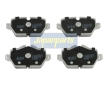 Sada brzdových platničiek kotúčovej brzdy JAPANPARTS PP-0100AF