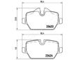 Sada brzdových platničiek kotúčovej brzdy JAPANPARTS PP-0100AF