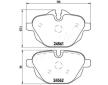 Sada brzdových platničiek kotúčovej brzdy JAPANPARTS PP-0112AF
