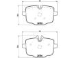 Sada brzdových platničiek kotúčovej brzdy JAPANPARTS PP-0113AF