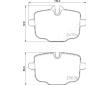 Sada brzdových destiček, kotoučová brzda JAPANPARTS PP-0114AF