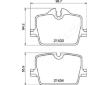 Sada brzdových platničiek kotúčovej brzdy JAPANPARTS PP-0123AF