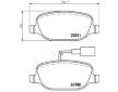 Sada brzdových platničiek kotúčovej brzdy JAPANPARTS PP-0206AF