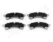 Sada brzdových destiček, kotoučová brzda JAPANPARTS PP-0219AF