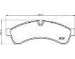 Sada brzdových destiček, kotoučová brzda JAPANPARTS PP-0219AF