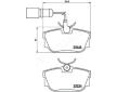 Sada brzdových platničiek kotúčovej brzdy JAPANPARTS PP-0301AF