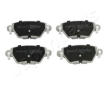 Sada brzdových destiček, kotoučová brzda JAPANPARTS PP-0305AF