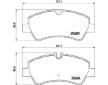 Sada brzdových platničiek kotúčovej brzdy JAPANPARTS PP-0307AF