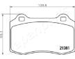 Sada brzdových destiček, kotoučová brzda JAPANPARTS PP-0311AF