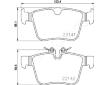 Sada brzdových platničiek kotúčovej brzdy JAPANPARTS PP-0313AF