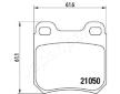 Sada brzdových platničiek kotúčovej brzdy JAPANPARTS PP-0404AF
