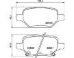 Sada brzdových platničiek kotúčovej brzdy JAPANPARTS PP-0405AF