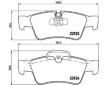 Sada brzdových platničiek kotúčovej brzdy JAPANPARTS PP-0515AF