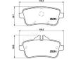 Sada brzdových platničiek kotúčovej brzdy JAPANPARTS PP-0517AF