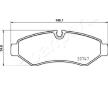 Sada brzdových platničiek kotúčovej brzdy JAPANPARTS PP-0535AF