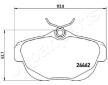 Sada brzdových platničiek kotúčovej brzdy JAPANPARTS PP-0607AF