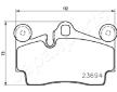 Sada brzdových platničiek kotúčovej brzdy JAPANPARTS PP-0918AF