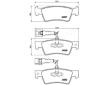 Sada brzdových platničiek kotúčovej brzdy JAPANPARTS PP-0924AF