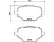 Sada brzdových destiček, kotoučová brzda JAPANPARTS PP-2005AF