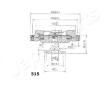 Spojka ventilátora chladenia JAPANPARTS VC-515
