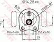 Válec kolové brzdy TRW BWA109