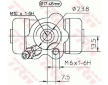 Válec kolové brzdy TRW BWA155
