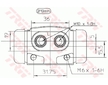 Válec kolové brzdy TRW BWD101