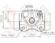 Válec kolové brzdy TRW BWD271